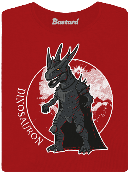 Dinosauron dámske tričko prémium Red Mal