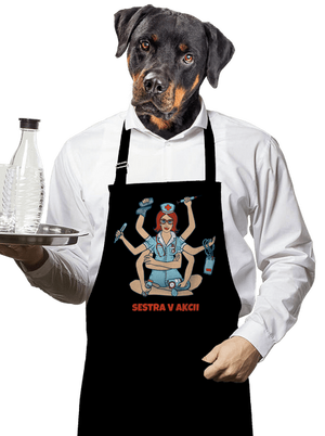 Sestra v akcii zástera Black