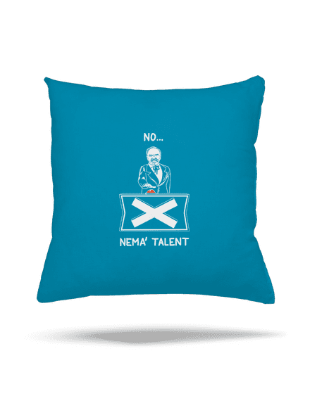 Cimrman: Nemá talent vankúš Blue Turquoise
