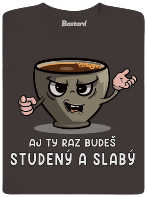 Studená káva pánske dlhý rukáv Bear Brown