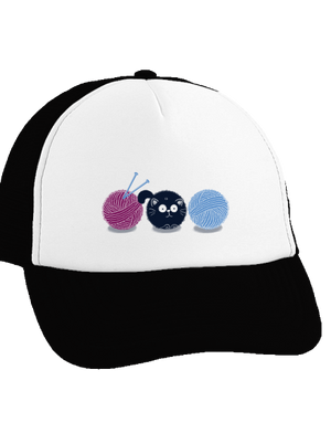 Klbko šiltovka truckerka Black cap