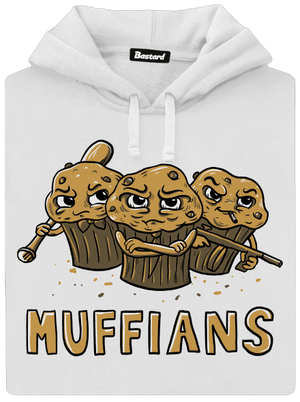 Muffians dámska mikina klokanka White