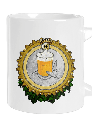 Pivný horoskop: Ryba veľký hrnček White