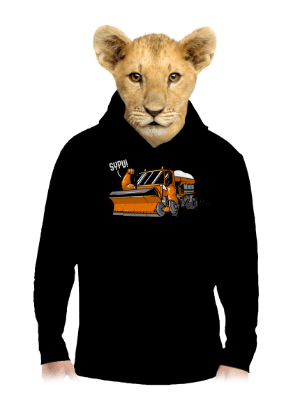 Sypu detská mikina klokanka Black