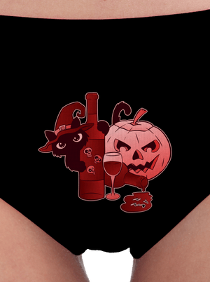 Hello, víno dámske nohavičky Black