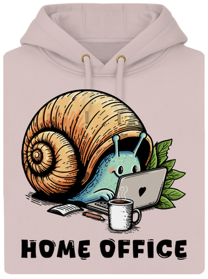 Slimákov home office unisex mikina premium Rose Chalk