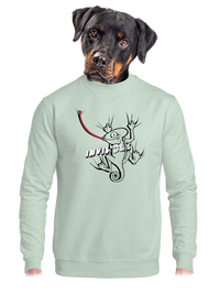 unisex mikina bez kapucne