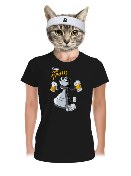 Na ťahu dámske športové tričko Black