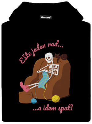 Ešte jeden rad detská mikina klokanka Black