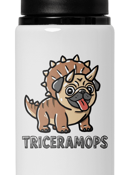 Triceramops flaša na vodu White