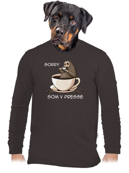 V presse pánske dlhý rukáv Bear Brown