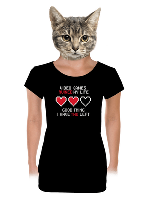 dámske tričko s lemom