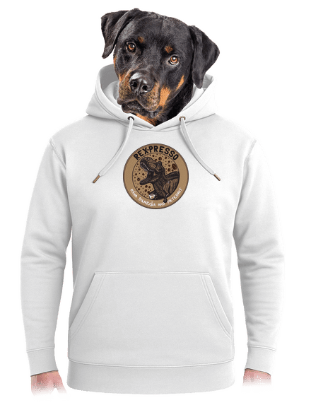 Rex-presso unisex mikina premium Snowwhite