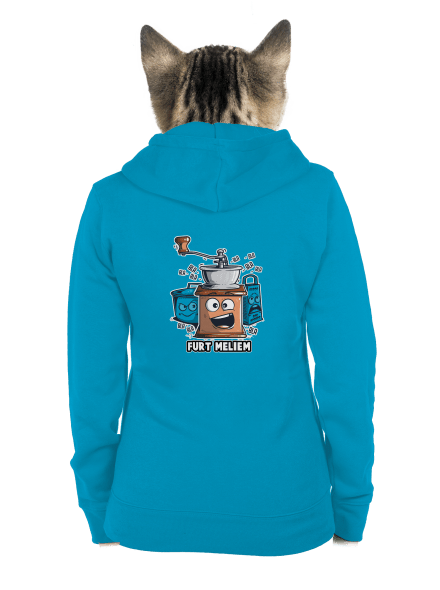 Mlynček dámska mikina na zips Blue Atol