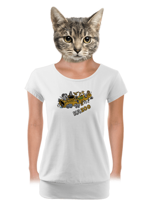 dámske tričko s lemom