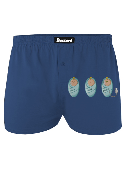 AI baby pánske trenky Blue