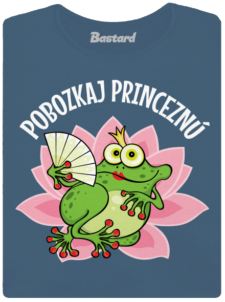 Pobozkaj princeznú a princa dámske tričko Denim