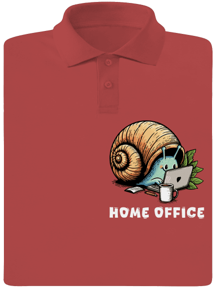 Slimákov home office pánska polokošeľa Burgundy