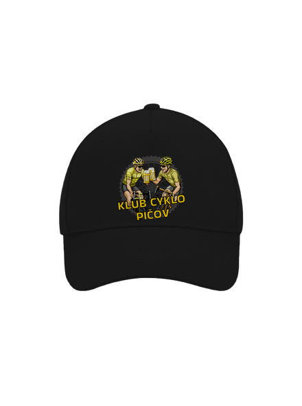 Klub cyklo pičov šiltovka baseballka Black