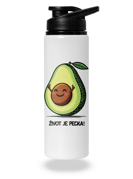 Život je pecka flaša na vodu White