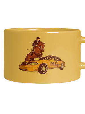 Taxis hrnček makronka Yellow Macaron