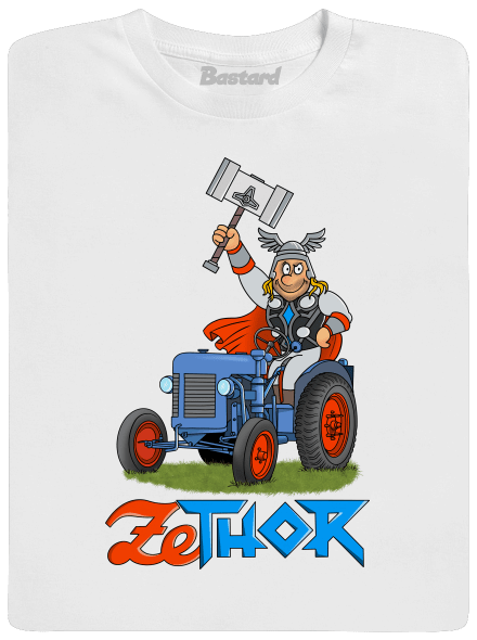 ZeThor pánske dlhý rukáv White