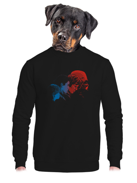 Vaders evolution unisex mikina bez kapucne Black