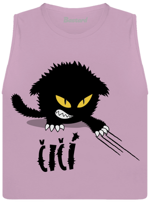 Čičina dámske tielko voľné Lilac