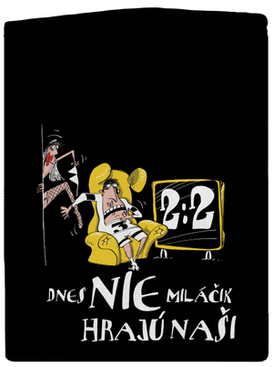 Hrajú naši pánska mikina na zips Black