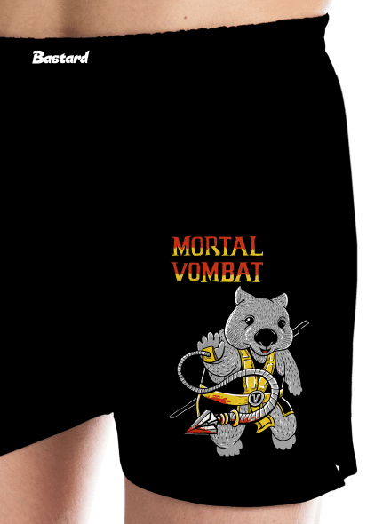 Mortal Vombat pánske trenky Black