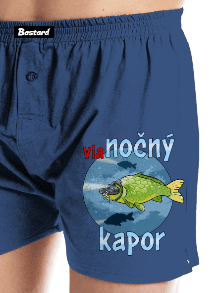 Vianočný kapor pánske trenky Blue