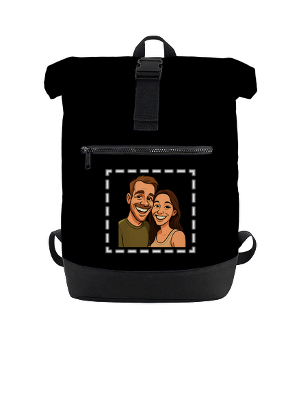 Karikatúra z vlastnej fotky batoh Black