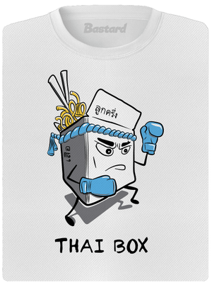 Thai box dámske športové tričko White