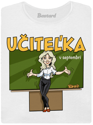 Učitel'ka v septembri dámske tričko White