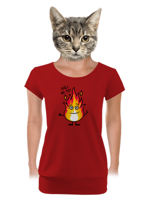 Páli mi to dámske tričko s lemom Red Mal