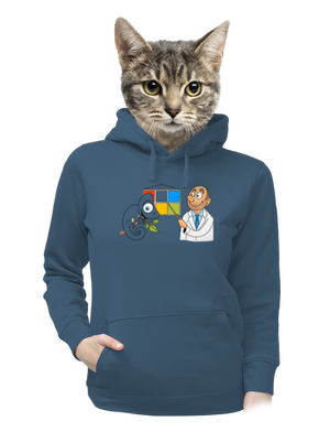 dámska mikina klokanka