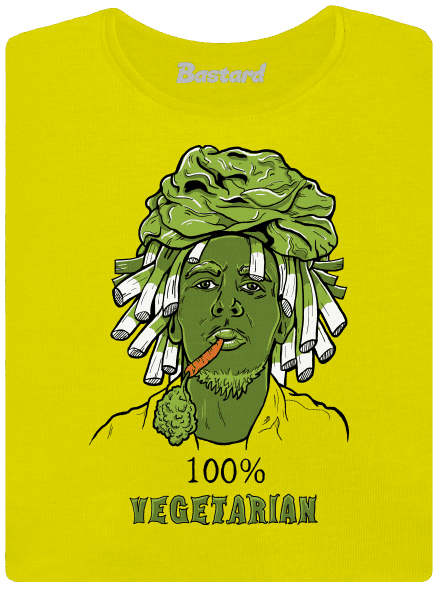 100% vegetarián dámske tričko prémium Lemon