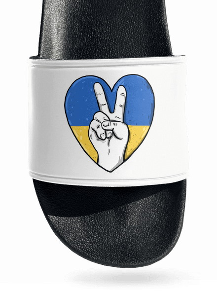 Ukrajina - Mier šľapky White
