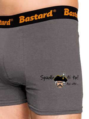 Spadlo ti to boxerky Gray Melange