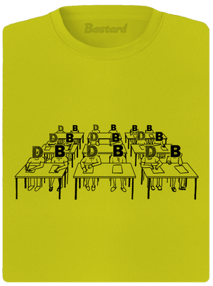 Cimrman: Debil, blbeček dámske športové tričko Neon Yellow