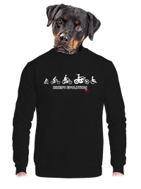 unisex mikina bez kapucne