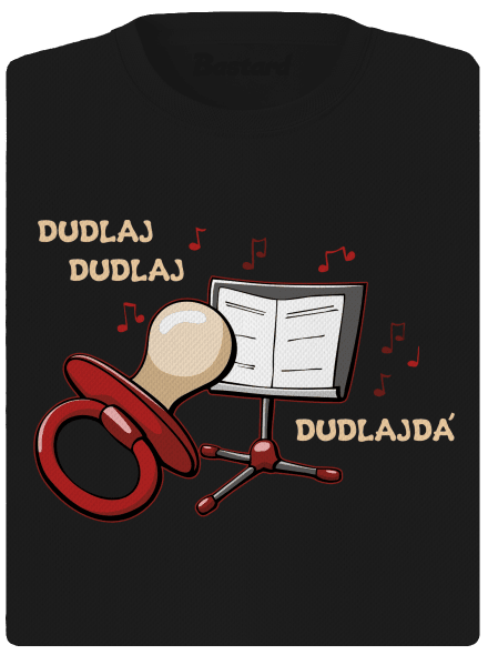 Dudlajdá dámske športové tričko Black