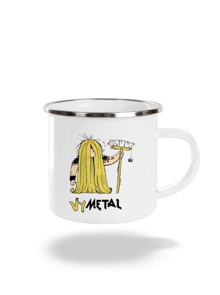 Metalista plecháčik White