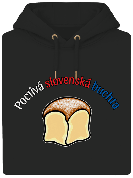 Poctivá buchta a klobása unisex mikina premium Dark Black