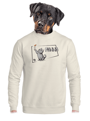 Mačací horoskop: Panna unisex mikina bez kapucne Off White