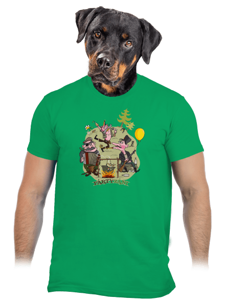 Pártyzáni pánske tričko Kelly Green