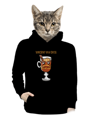 Vincent van Grog dámska mikina klokanka Black