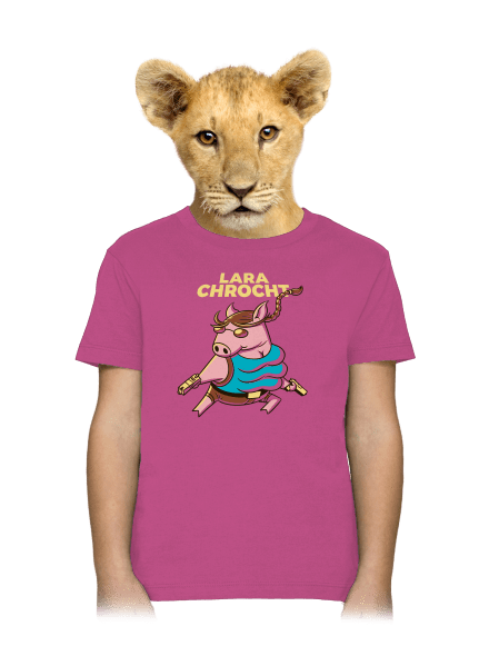 Lara Chrocht detské tričko Fuchsia