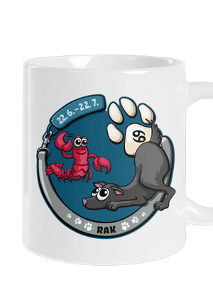 Psí horoskop: Rak klasický hrnček White