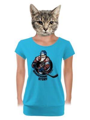 dámske tričko s lemom